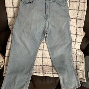 Hollister Men's Relaxed Fit Jeans in Light Blue